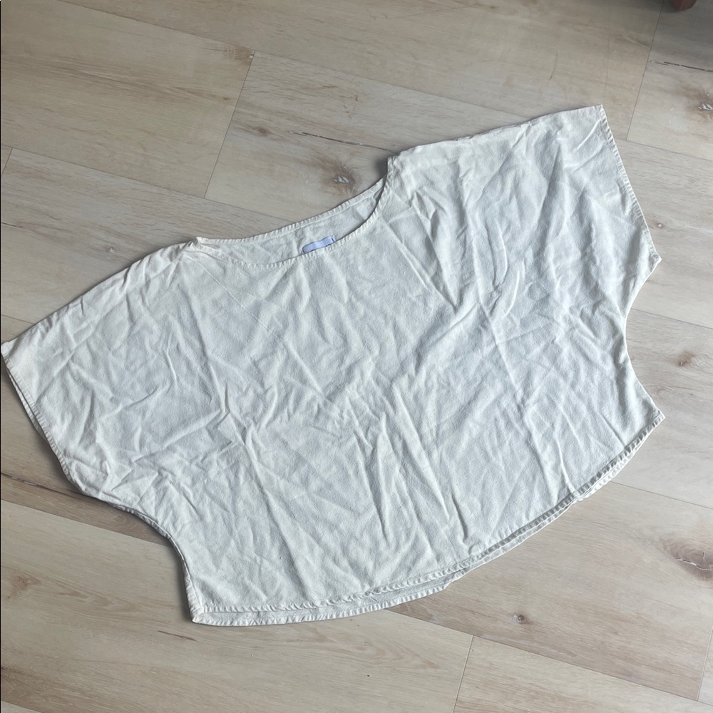 Elegant Cream Women's Crop Top